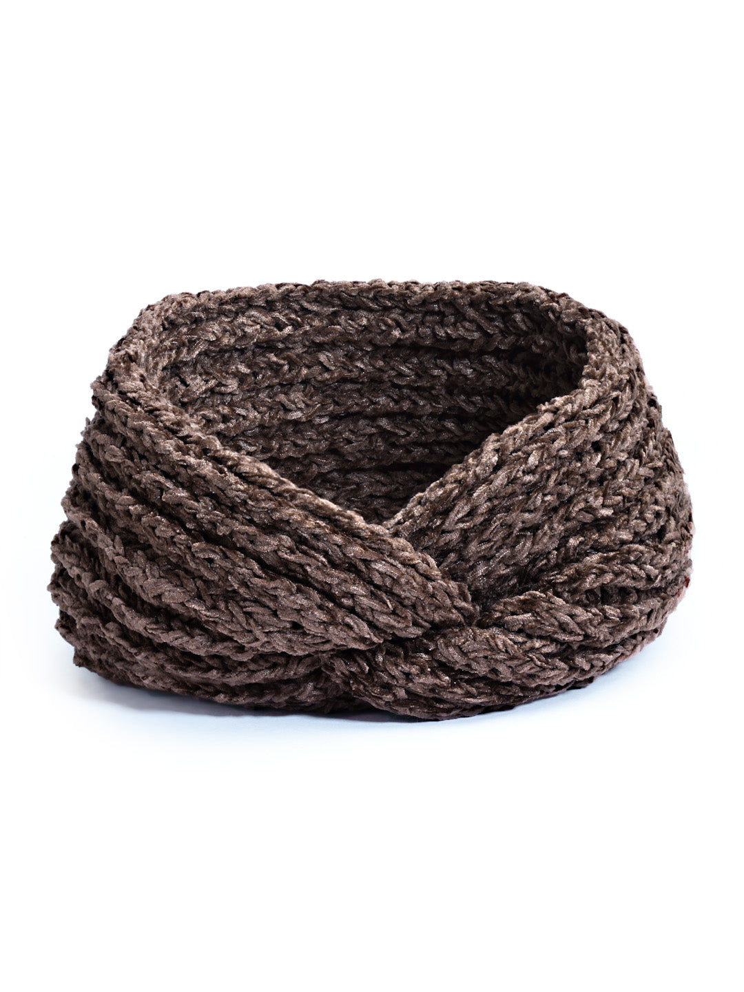 Vogue Hair Accessories Soft Knot Woollen Knitted Warm Head Band Head Wrap Hairband Ear Warmer Hair Accessories for Winters (Lines)