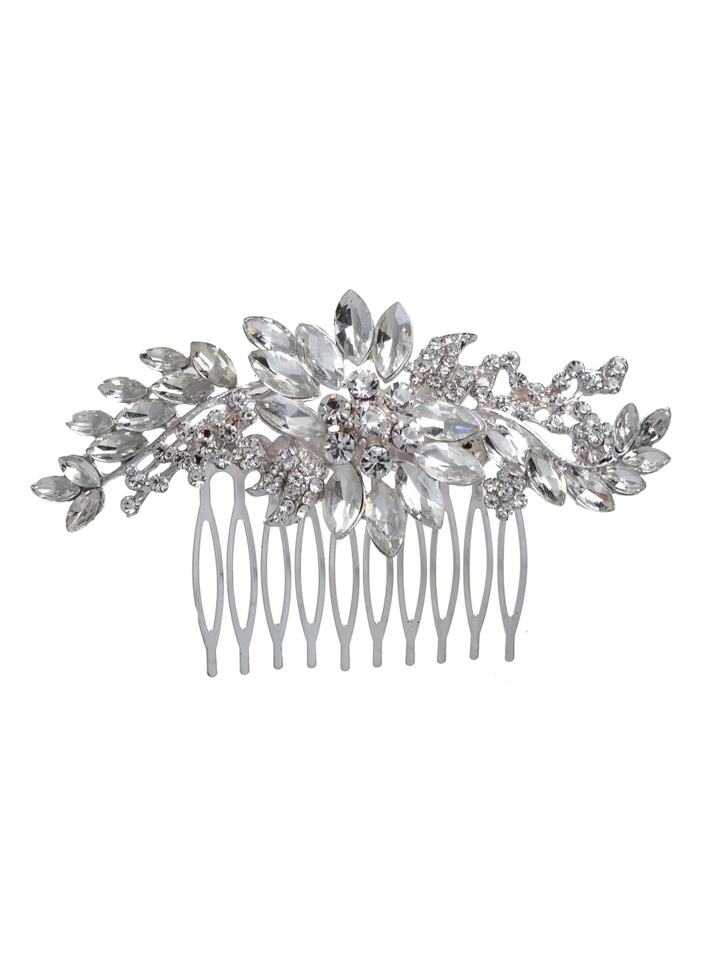 Vogue Hair Accessories Silver Fancy Hair Comb Clip