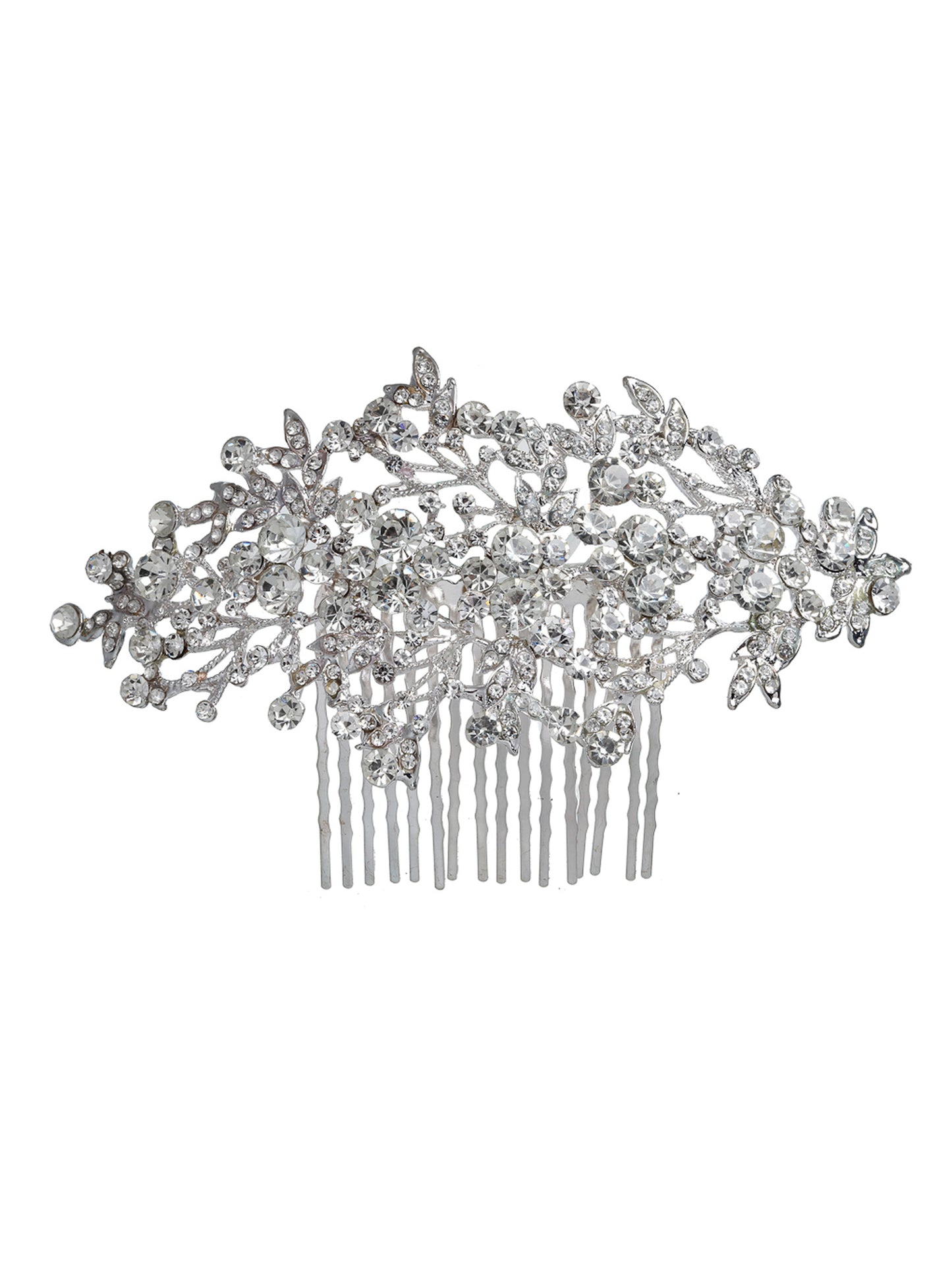 Vogue Hair Accessories Silver Fancy Hair Comb Clip