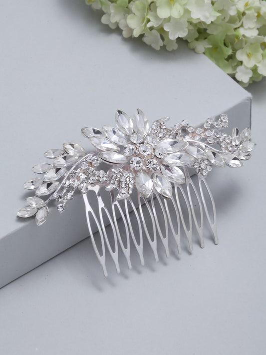 Vogue Hair Accessories Silver Fancy Hair Comb Clip
