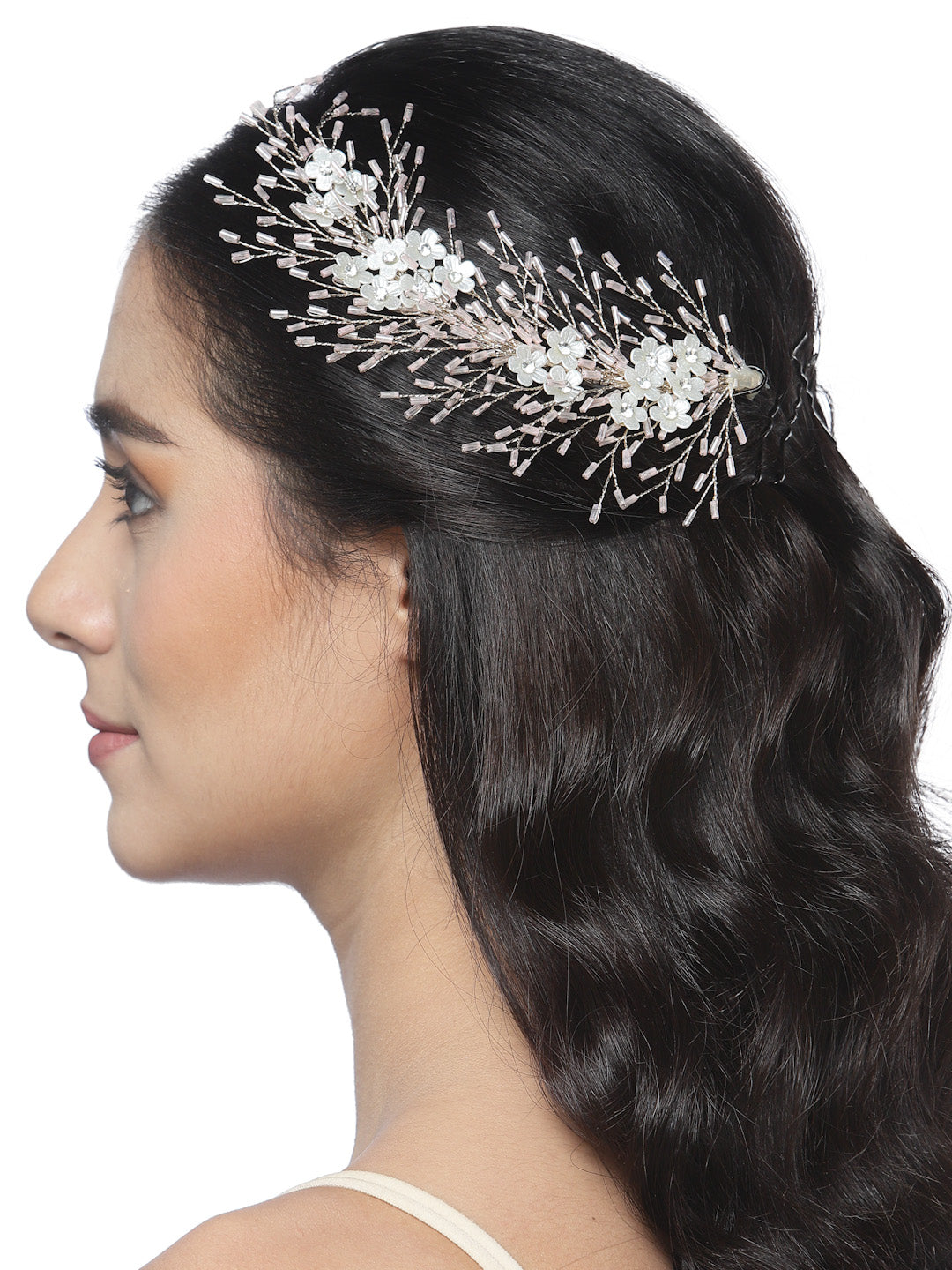 Vogue Hair Accessories Baby Pink fancy Stylish Hair Clip