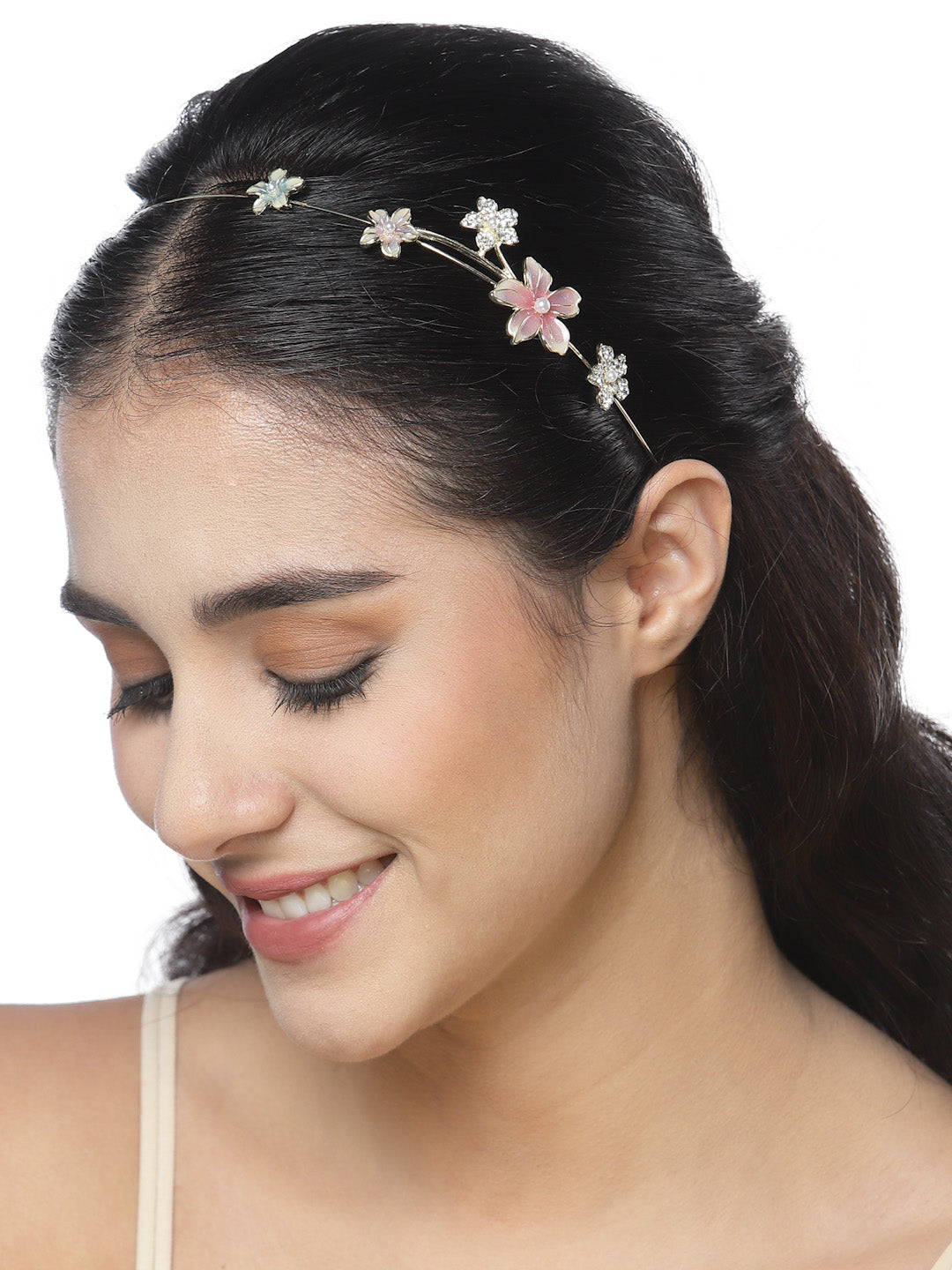 Vogue Hair Accessories Trendy Flower Hairband Headband For Girls And Women