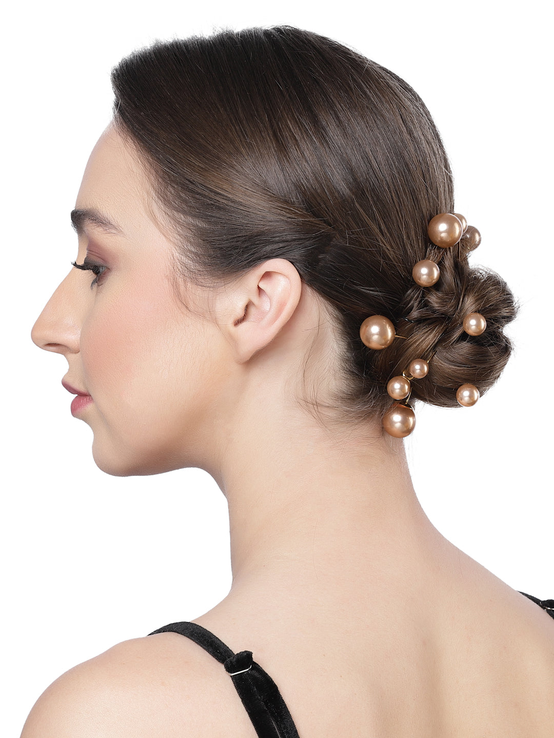 Vogue Hair Accessories Gold Pearl Hair Pins 18 Pcs