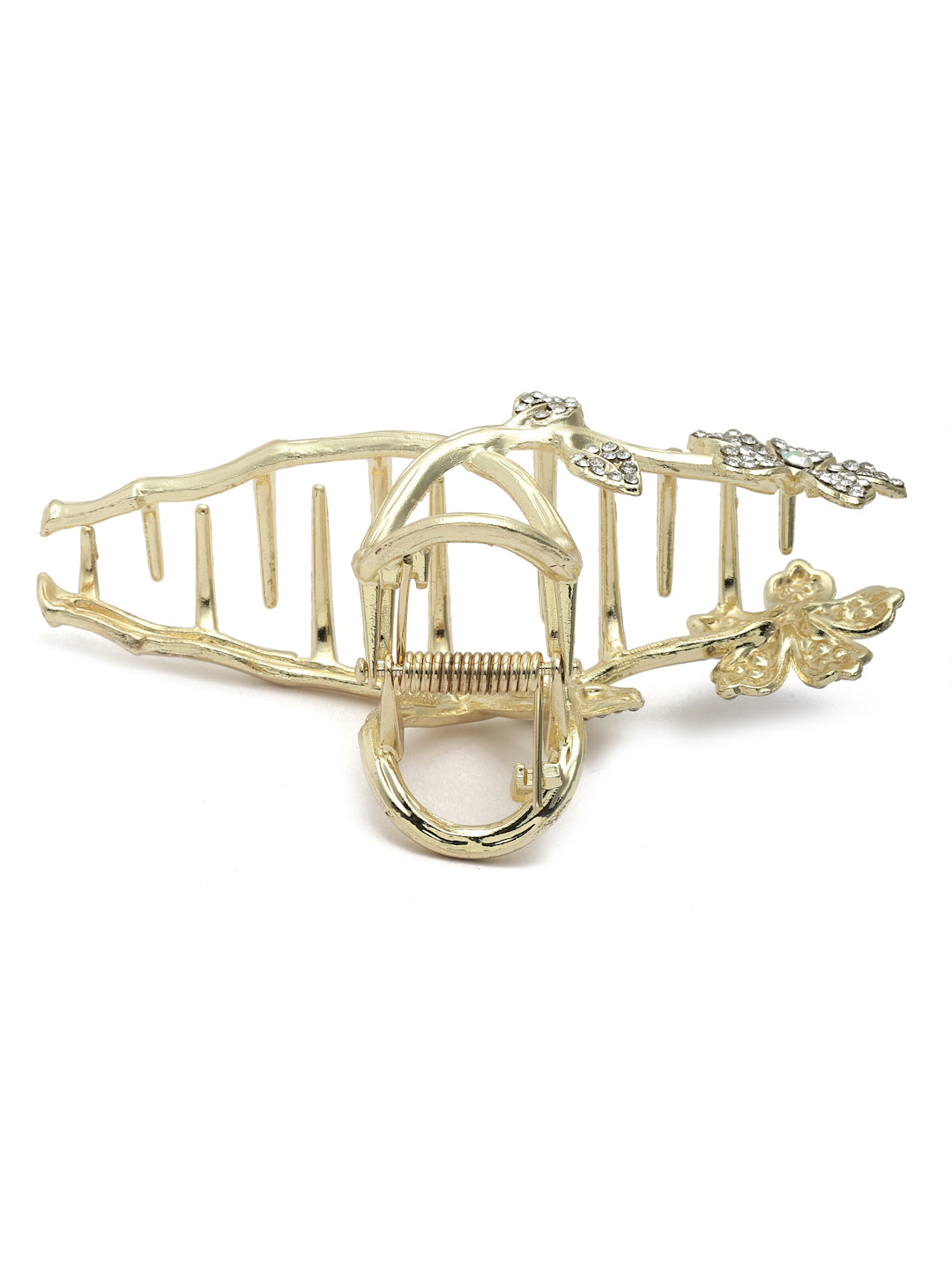 Vogue Hair Accessories Gold Fancy Party Big Size Clutcher Hair Claw Clip For Girls and Women
