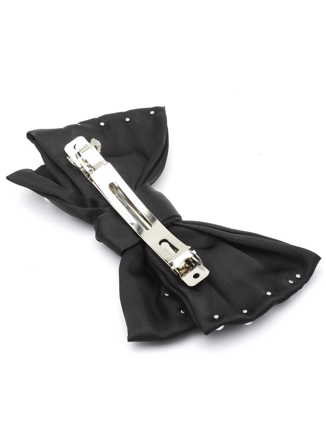 Vogue Hair Accessories Black Fancy Party Bow Hair Clip Back Clip For Girls and Women