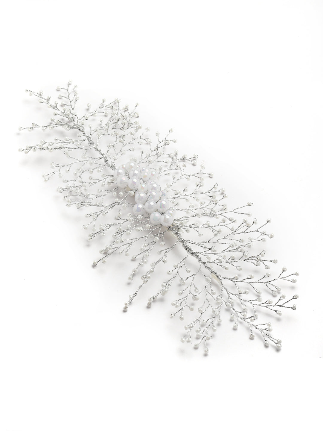 Vogue Hair Accessories Silver Fancy Party Wedding Bridal Big Size hair Accessories Hair Clip Hairband For Girls and Women
