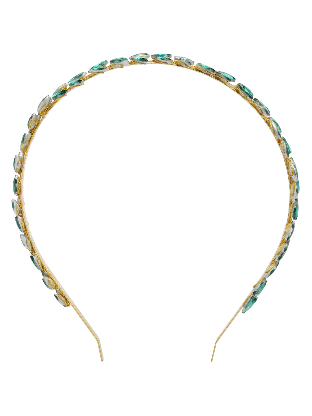 Vogue Hair Accessories Green Fancy Party Hair Band Headband Hair Accessories For Girls and Women