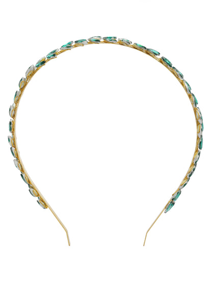 Vogue Hair Accessories Green Fancy Party Hair Band Headband Hair Accessories For Girls and Women