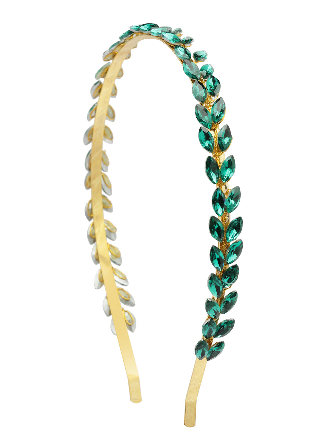 Vogue Hair Accessories Green Fancy Party Hair Band Headband Hair Accessories For Girls and Women