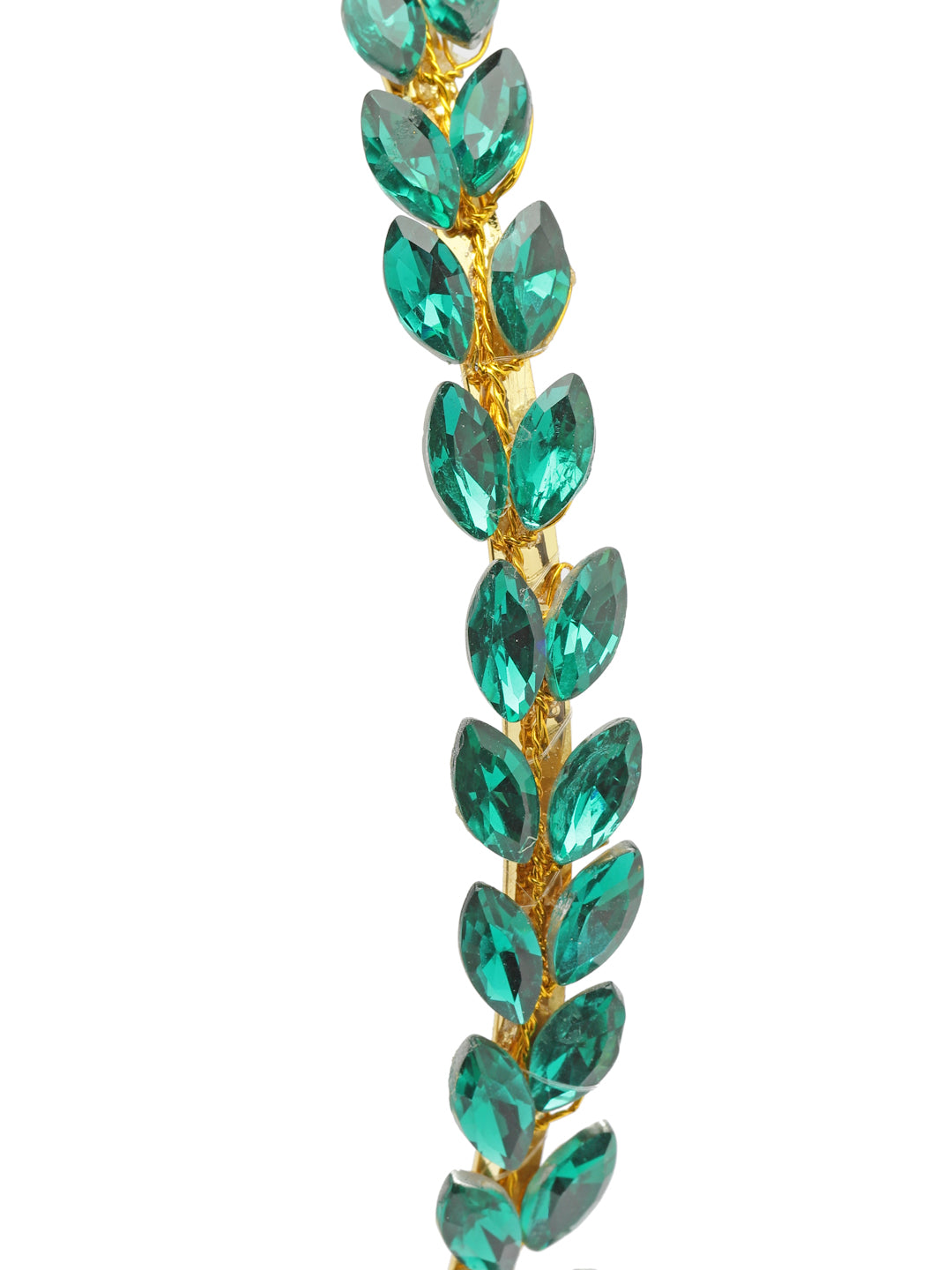 Vogue Hair Accessories Green Fancy Party Hair Band Headband Hair Accessories For Girls and Women