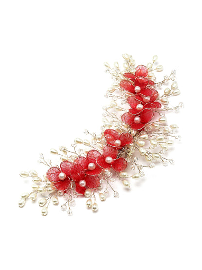 Vogue Hair Accessories Red fancy Stylish Hair Clip