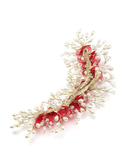 Vogue Hair Accessories Red fancy Stylish Hair Clip