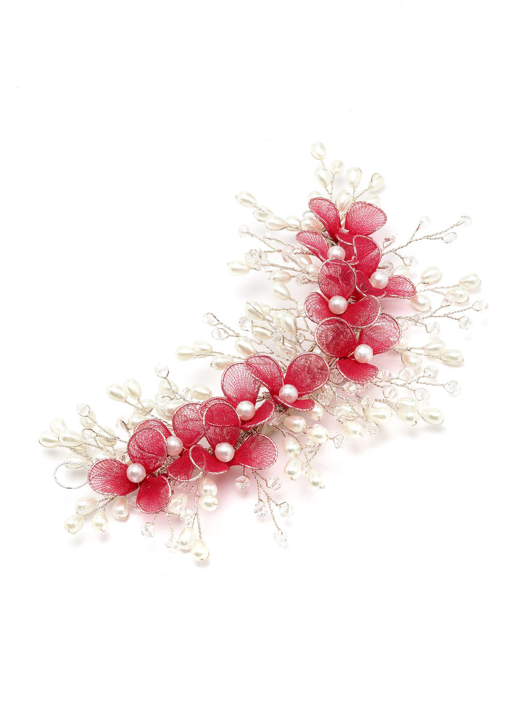 Vogue Hair Accessories Dark Pink fancy Stylish Hair Accessories