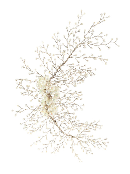 Vogue Hair Accessories White fancy Stylish Hair Clip