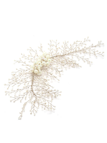 Vogue Hair Accessories White fancy Stylish Hair Clip