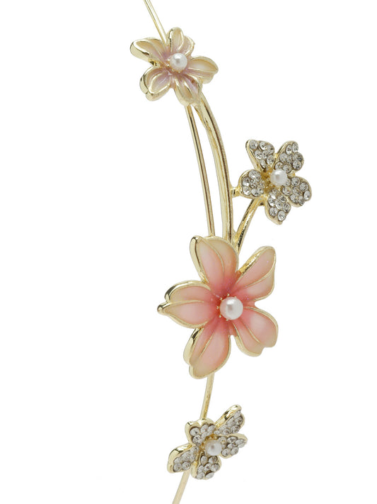 Vogue Hair Accessories Trendy Flower Hairband Headband For Girls And Women