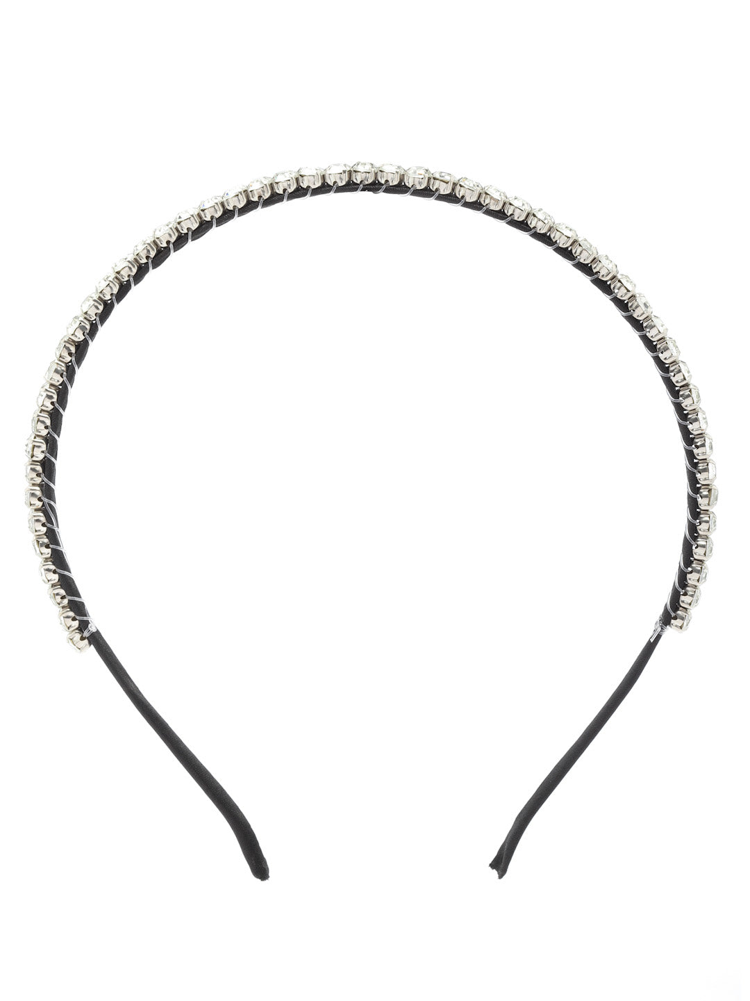 Vogue Hair Accessories Trendy Stone Silver Hairband Headband For Girls And Women